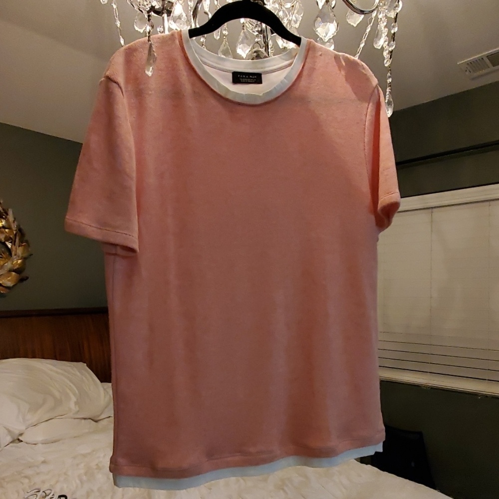 Zara Mens knit shirt  MED